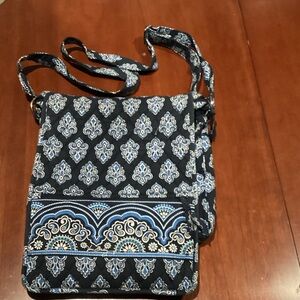 Vera Bradley Navy and White, Crossbody, coin bag, ID slot & business card holder